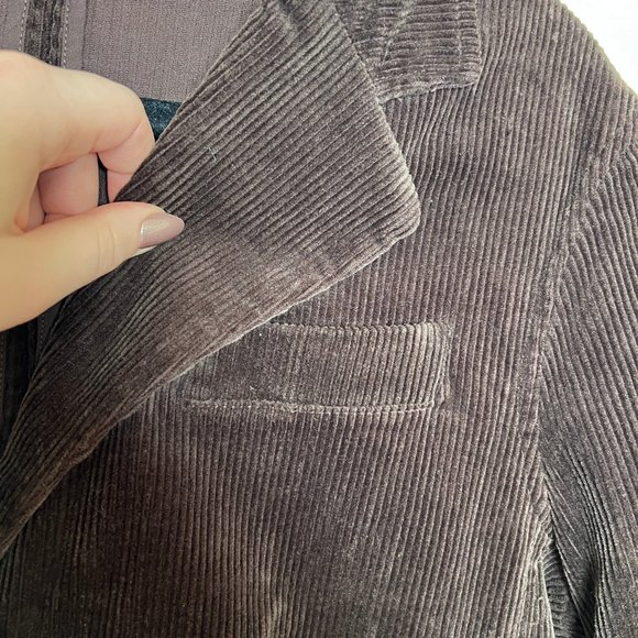 NWT Vintage Lord & Taylor Brown Corduroy Blazer - Picture 4 of 12